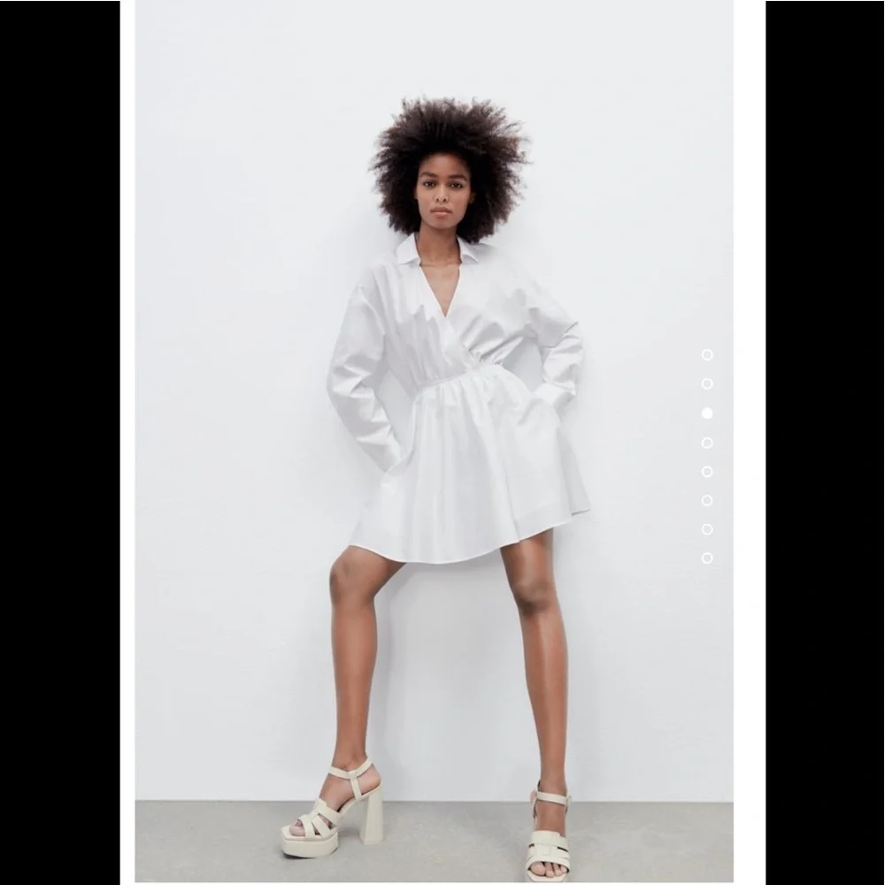 Zara white dress - Picture 1 of 6